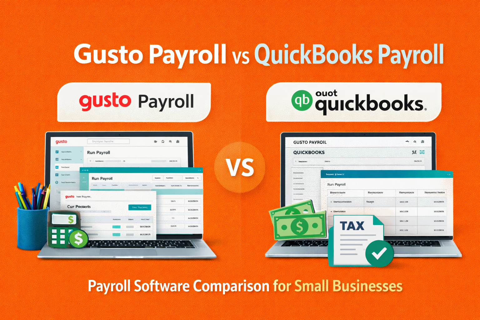 Gusto payroll vs Quickbook payroll